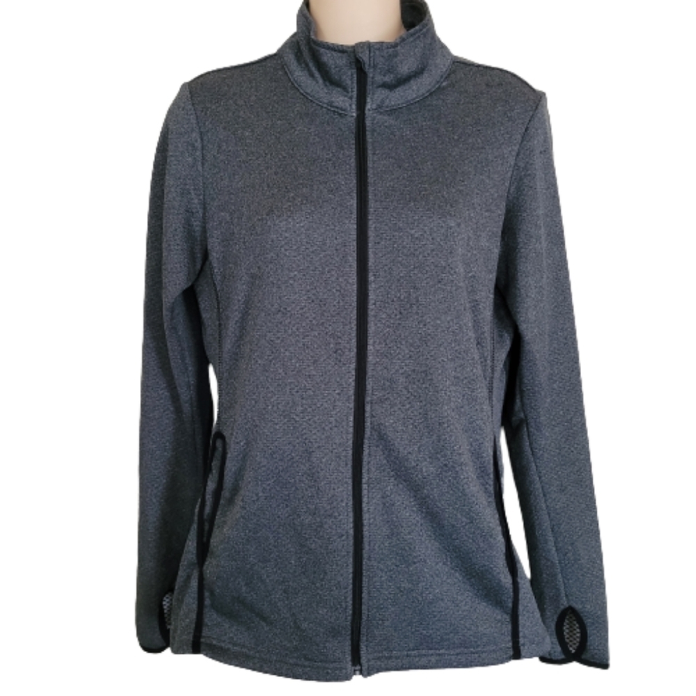 Danskin Now Gray Black Athletic Jacket Size Women's Small 4-6